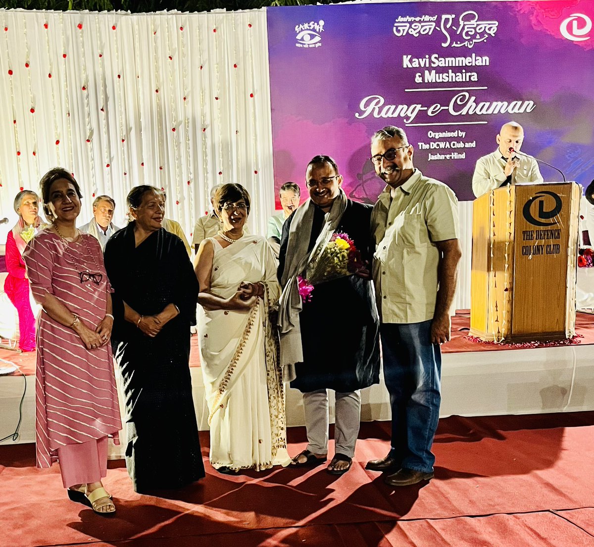 trivedirajneesh's tweet photo. शुक्रिया #जश्न_ए_हिन्द #DCWA club एक शानदार शाम के लिए 💐 https://t.co/U9DjsHviR1