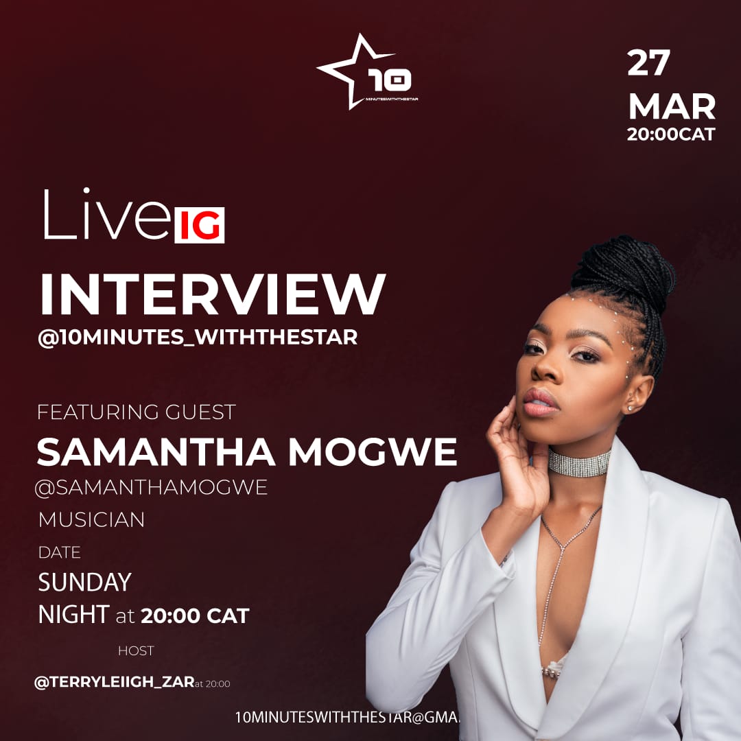 10minutes_wts's tweet photo. Alert🚨🚨we taking it to Botswana  this time💯Lovely People, , we coming with good vibes as always, Tune in tomorrow 27/03/22 at 20:00CAT and catch our live  interview with @samanthamogwe all the way from botswana🇧🇼 hosted by at @Nomondehayo_ 
#10mwts🇿🇦 #weone #weafrica #sa #ig https://t.co/pyZwleQkft