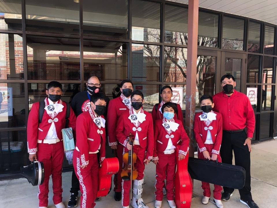 UTSA Dual Language Community Lab Schools (@utsaduallanglab) on Twitter photo Cheer on UTSA 1882 Partnership school, Irving DL Academy’s Mariachi Juventil. They are competing at the Texas Mariachi Directors Association Competition.
<a href="/UTSACOEHD/">UTSA COEHD</a> <a href="/torresutsa/">Mario S. Torres, Jr.</a> <a href="/MarySusanDelTo1/">Mary Susan Del Toro</a> Cheer on UTSA 1882 Partnership school, Irving DL Academy’s Mariachi Juventil. They are competing at the Texas Mariachi Directors Association Competition.
<a href="/UTSACOEHD/">UTSA COEHD</a> <a href="/torresutsa/">Mario S. Torres, Jr.</a> <a href="/MarySusanDelTo1/">Mary Susan Del Toro</a>