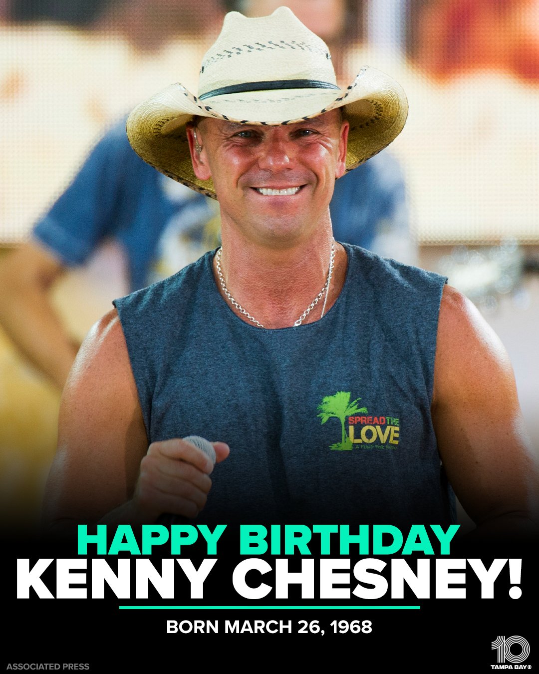 HAPPY BIRTHDAY! Country music superstar Kenny Chesney is celebrating his 54th birthday today! 