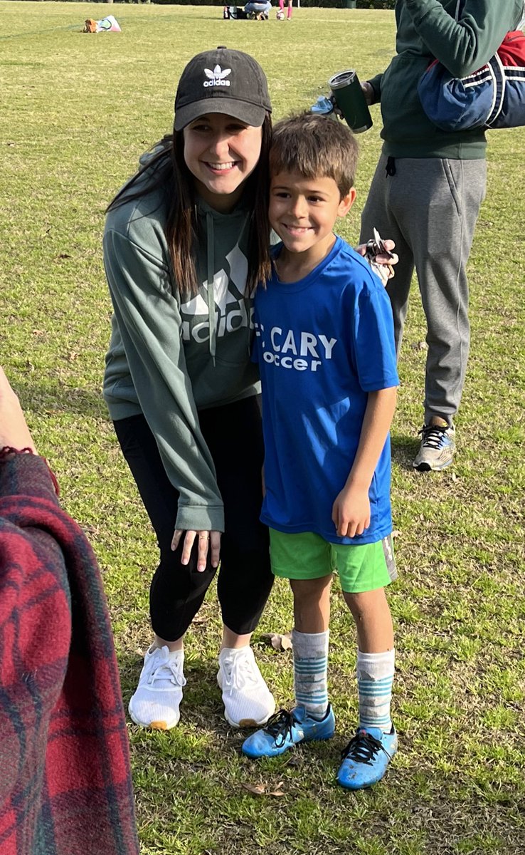 Saturday mornings call for watching 2 of your students play some soccer! So glad I was able to show some support outside of the classroom!   🥰⚽️ <a href="/WhiteOakElem/">White Oak Elementary</a> #relationshipsmatter
