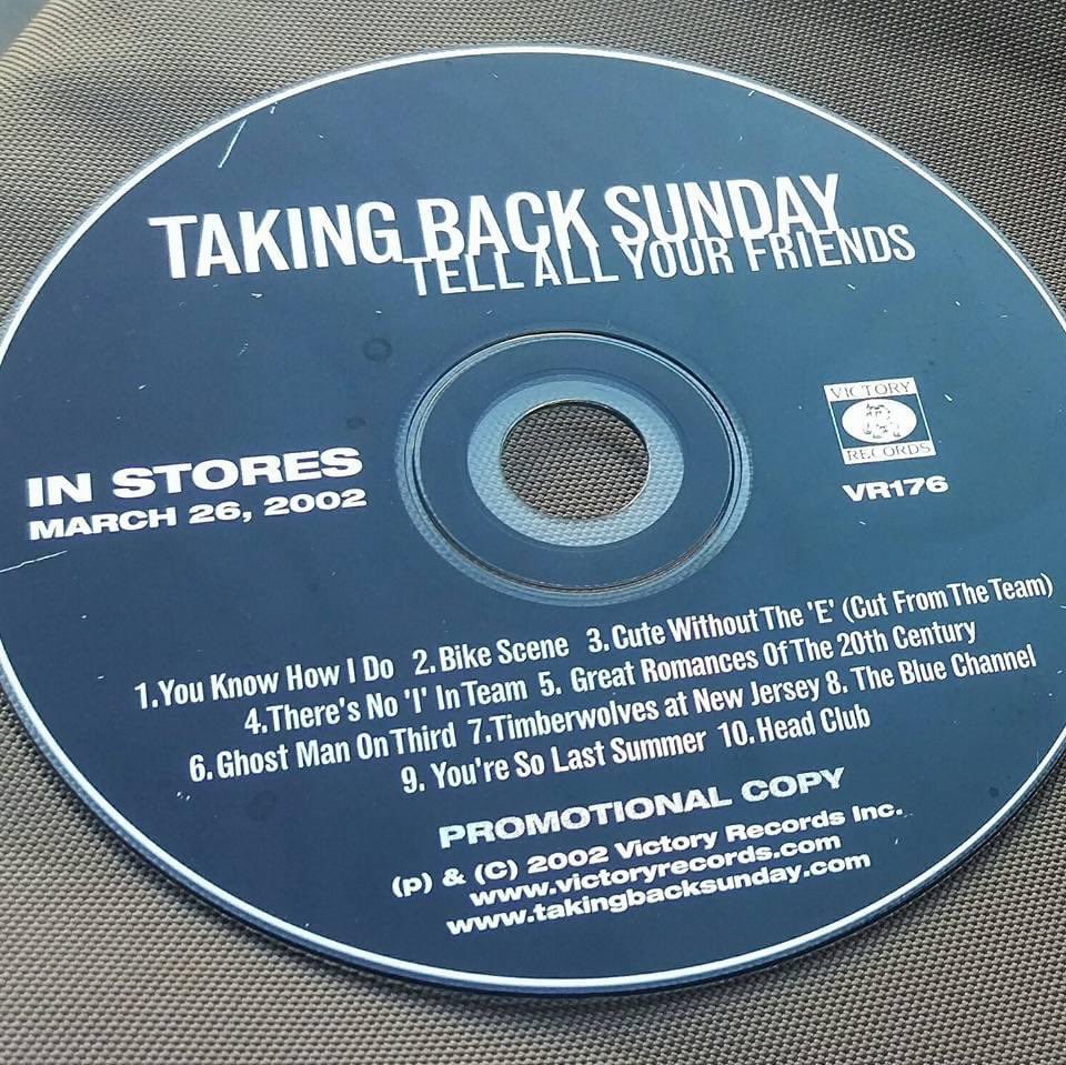 Happy 20th birthday to the album that made me fall in love with music. 

These songs were on every mixed cd I made in high school &amp; they’re still a staple on every one of my playlists. 

Thank you for this incredible record. <a href="/TBSOfficial/">Taking Back Sunday</a>