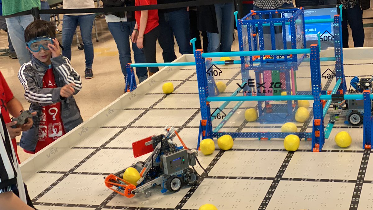 Fountaindale Team 1 getting ready to launch at the first ever <a href="/wcpsmd/">WCPS Maryland</a> Unofficial VEX IQ Tournament!