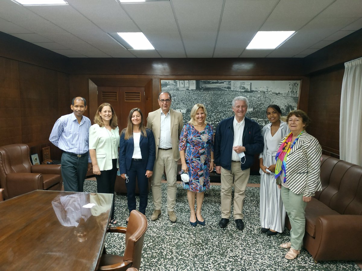 Fructífero intercambio con el Comité de Expansión Económica de Val d'Oise,  identificando nuevos intereses para el fortalecimiento de relaciones económicas con #CubaVive <a href="/BonacheaInalvis/">Inalvis.Bonachea</a> <a href="/AnaTeresitaGF/">AnaTeresita González</a>