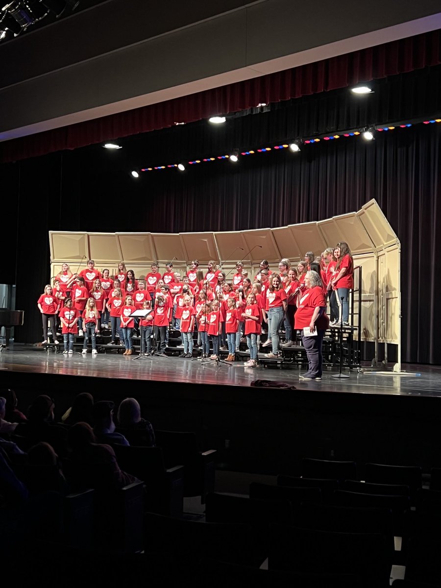Elementary All District Choir sounded great today!  #FoxC6strong