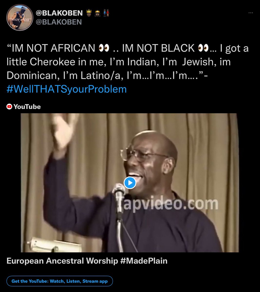 HueMindBeing's tweet photo. They’re trying to HIDE/DISGUISE the video #LINK to this message. #AlgorithmicRacism … #link 👉🏿https://t.co/KZlRaiexSV https://t.co/D321dUIBBX