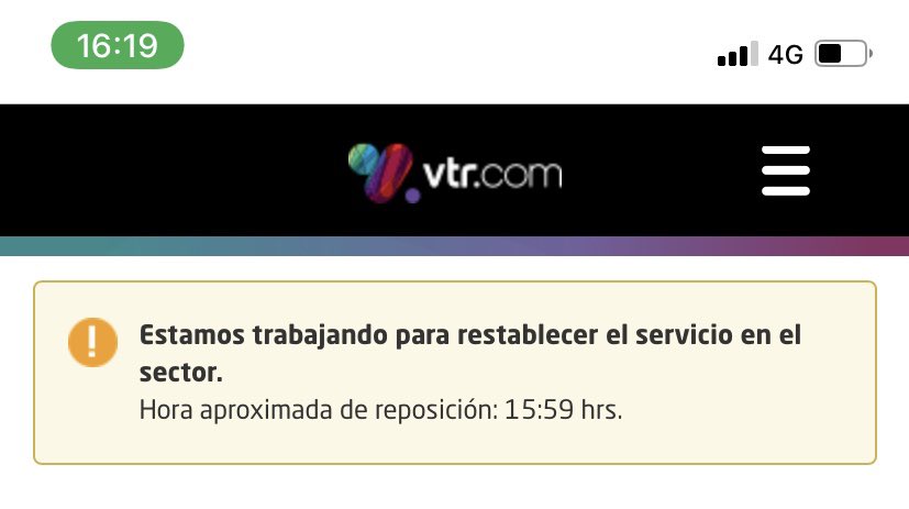 mini__lu's tweet photo. casi 12 horas @VTRsoporte , cada una hora cambian la supuesta hora para restablecer el servicio… obvio que la cuenta la cobran igual,  sin ningun descuento. @subtel_chile https://t.co/AZwm6fWnJp