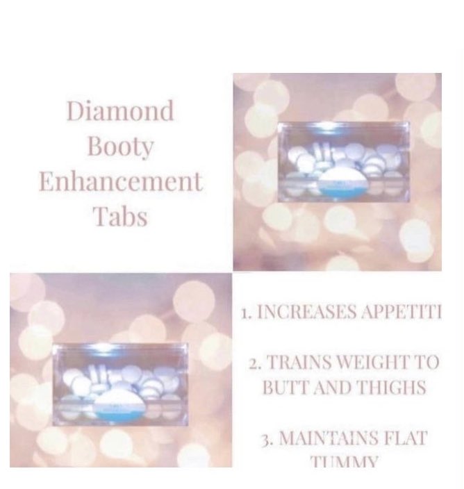 GET YOUR BOOTY RIGHT WITH OUR DIAMOND BODY BOOTY ENHANCEMENT TABS🍑💎 SEE RESULTS IN JUST TWO WEEKS! diamonddollbod.com

#saturday #weightgainjourney