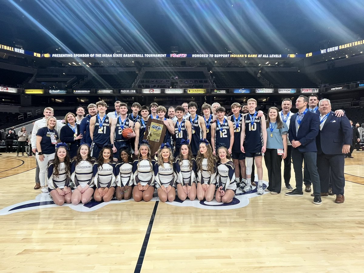 IHSAA1's tweet photo. The Pioneers of Providence are the 2022 Class 2A Basketball State Champions, their first state title in school history! 🏆🏀🥇
@ProvidenceAD https://t.co/2m0SZ999pd
