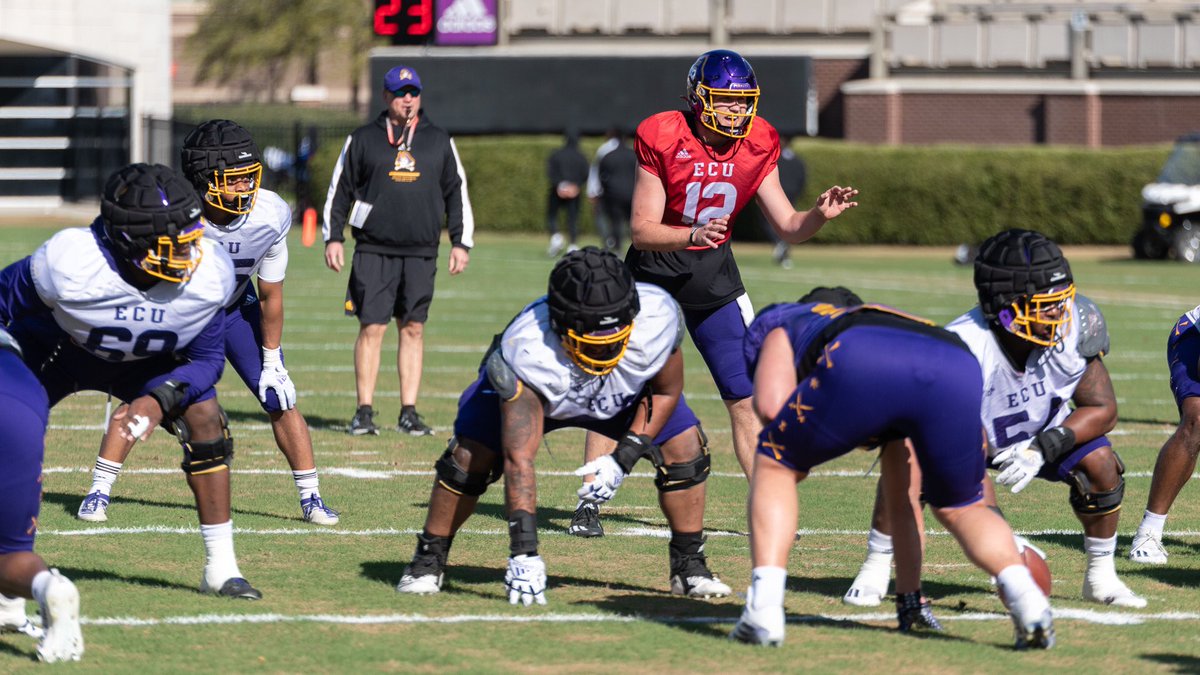 Extraordinarily #irrelevant, but congrats to <a href="/holtahlers12/">Holton Ahlers</a> for surpassing the career 1,000-yard spring passing milestone during this morning’s scrimmage. He’s 80-for-131 for 1,006 when surrounded by pollen🤧