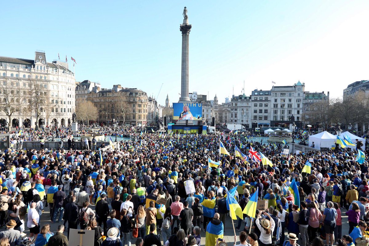 MayorofLondon's tweet photo. President @ZelenskyyUa asked, and London responded. https://t.co/FeznYf0AxD