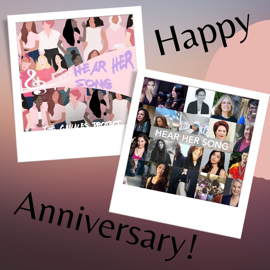 One year ago today, we released the #Hearhersong album debut! We are immensely grateful for all the artists and honorees involved and look forwards to future rounds of Hear Her Song. You can listen to the album here: smarturl.it/y3mqpx

#genderequality #womenempowerment