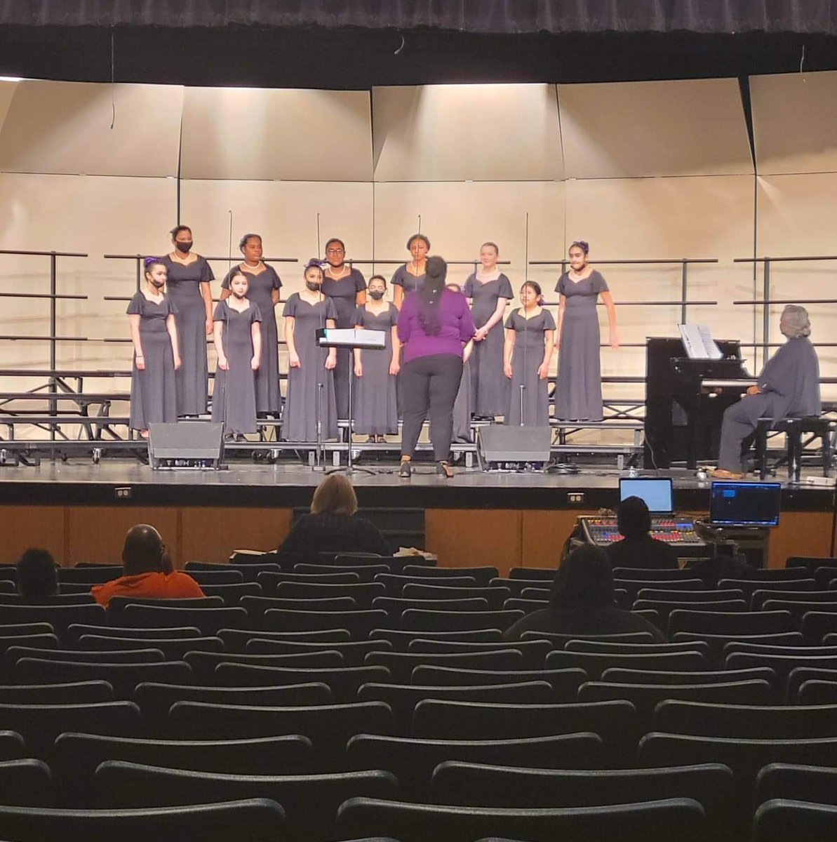 The 6th grade girls had contest today!!! They came away with SUPERIOR scores!!!!!  I absolutely adore these girls. They have done some amazing growth this year. They sounded AMAZING this morning! Proud is an understatement! 
<a href="/TeagueMS_AISD/">Teague Middle School</a> <a href="/aldinefinearts/">Aldine ISD Performing Arts</a> <a href="/AldineISD/">Aldine ISD</a>