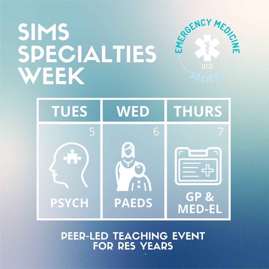 UCD EmergSoc tweet media