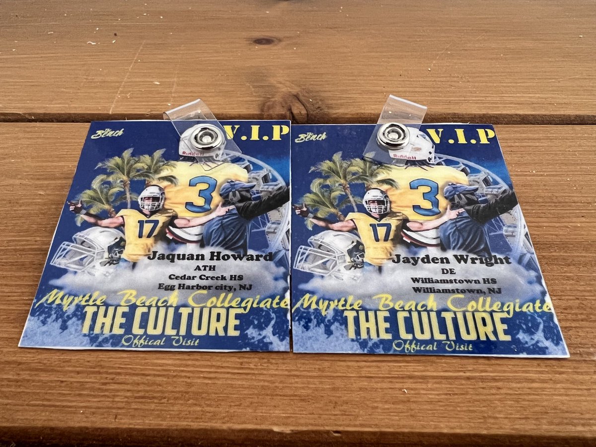 CollegiateMb's tweet photo. Name badges ready for visit weekend only V.I.P.‘s on site! #CommitToTheCulture 🏴‍☠️ https://t.co/fvU9yvLMTd