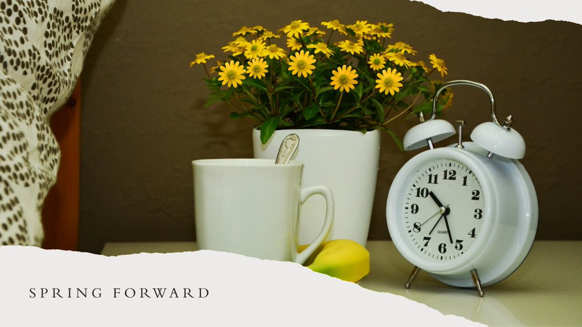 Dont forget to put your clocks forward this evening!