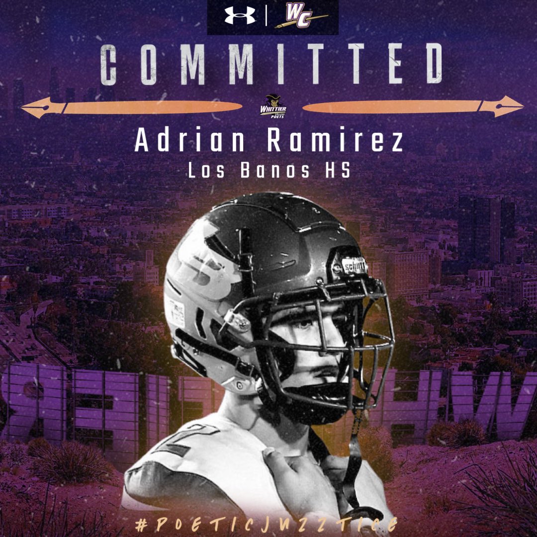 Next Chapter 🖋🖋 <a href="/Poetfootball/">Whittier College Football</a> COMMITTED‼️