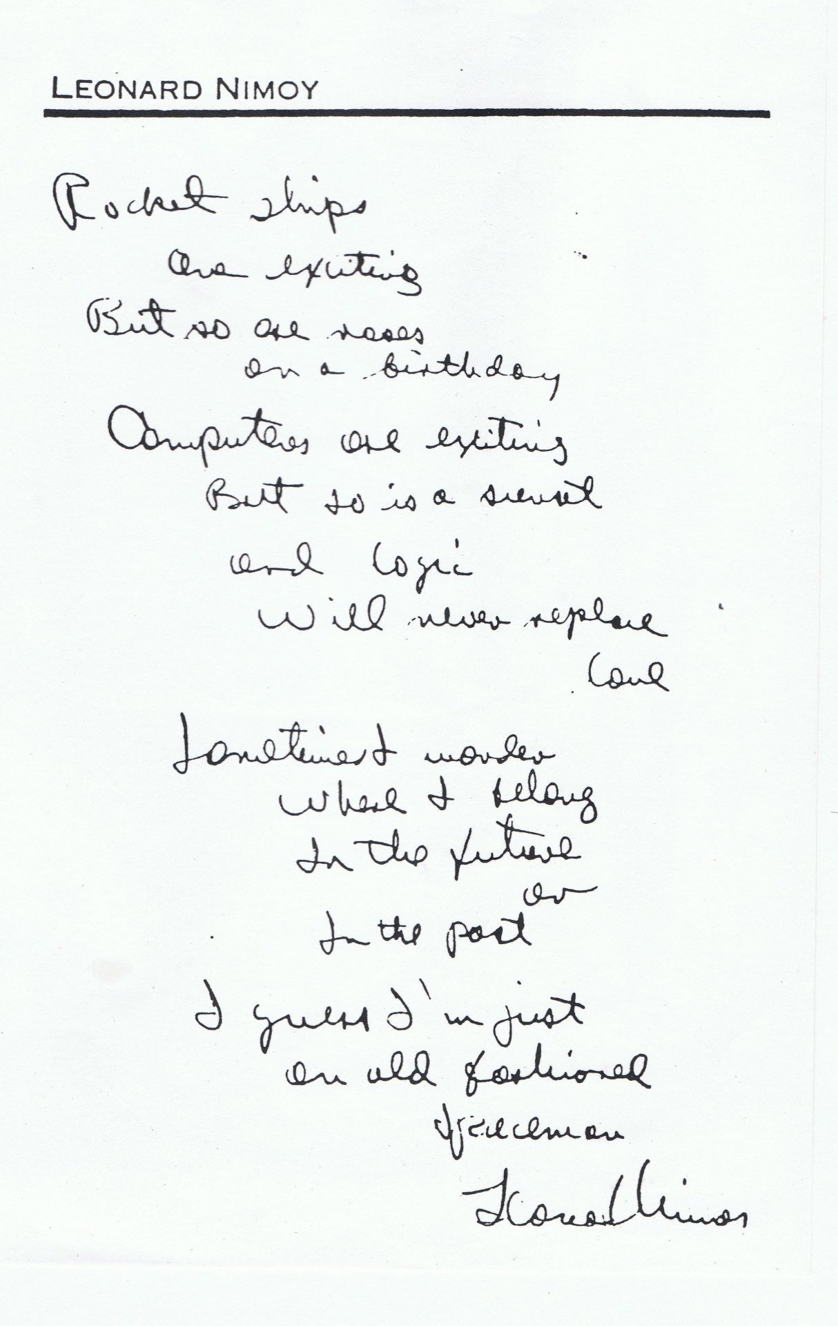 Happy birthday leonard nimoy 