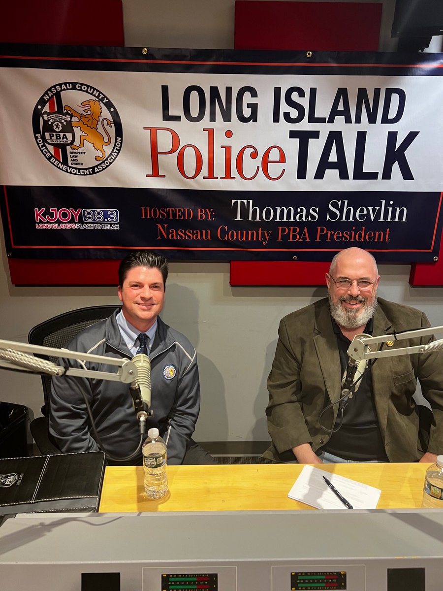 Tune in to <a href="/WKJY983/">KJOY 98.3</a> tomorrow at 7am for an episode of Long Island Police Talk hosted by Nassau PBA President Tommy Shevlin as he discusses Police Officer Wellness and Mental Health with former NYPD Detective Dr. Tom Coughlan from Blue Line Psychological Services, PLLC