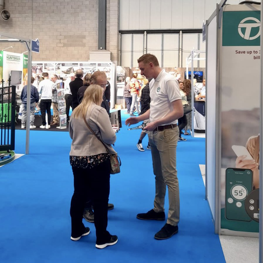 Another very busy day at the Home Building and Renovation Show at the NEC.

If you are planning to visit tomorrow be sure to pop by our stand B121 to meet the team and hear all about the brand new T-Smart applications! #nec #HBRshow22 #tesla #tsmart