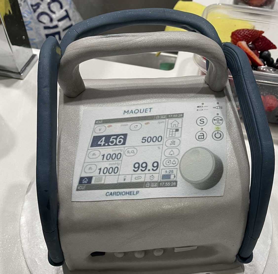 alexander_deano's tweet photo. Resuscitation or réanimation? Sure, have a piece of #ECMO #cake @ELSOOrg @GetingeGlobal #cardiohelp #resuscitation #MedTwitter https://t.co/0L9t3ZMC7n