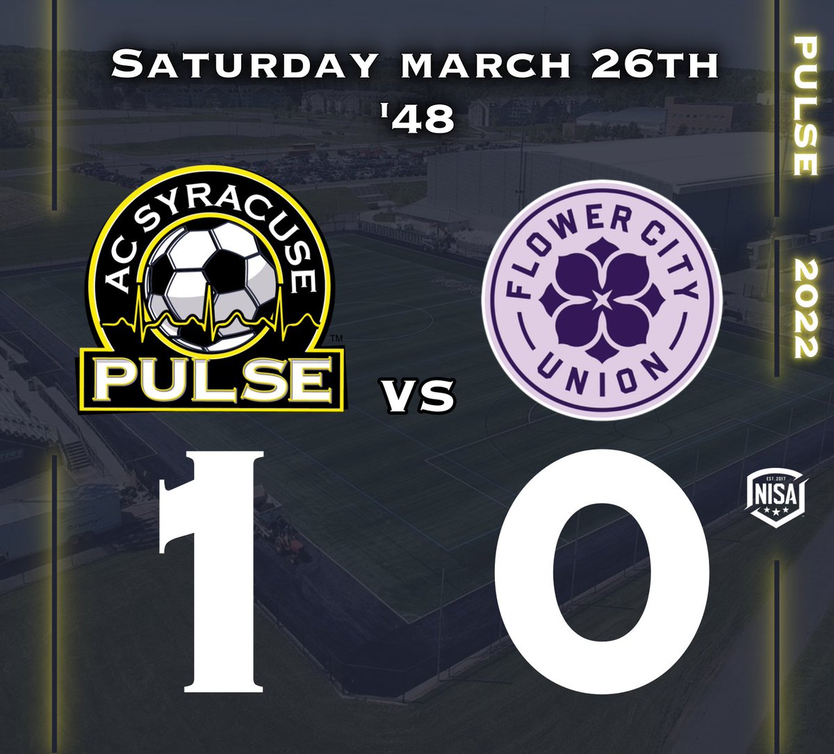 saltcityunion's tweet image. Kaleb Jackson Scores the First Goal in AC Syracuse History on a header into the Back of the Net. Goal Assisted by Kafari⚽️

AC Syracuse Leads 1-0