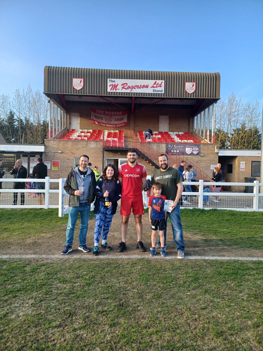 ElyCityFC's tweet photo. A big thank you to Pro-Scape for sponsoring today's game. They selected Luke Crisp as Man Of The Match for a solid performance and a goal⚽️ https://t.co/dhj68Q3qN0