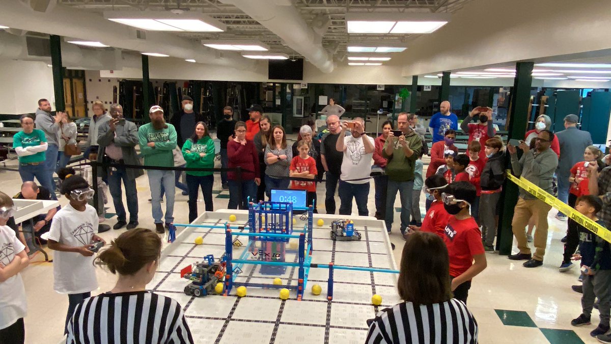 Bester 1 and Fountaindale 2 combined team VEX IQ finals score of 4 points! 👏👏👏 <a href="/AnnKAnders/">Dr. Ann K. Laber Anders</a> <a href="/Lindndan/">Dan Lindner</a> <a href="/HurleBen/">Benjamin Hurley</a> <a href="/wcpsmd/">WCPS Maryland</a> <a href="/erikvreeland/">Erik Vreeland</a> <a href="/boschen4/">Stephanie Boschen</a>