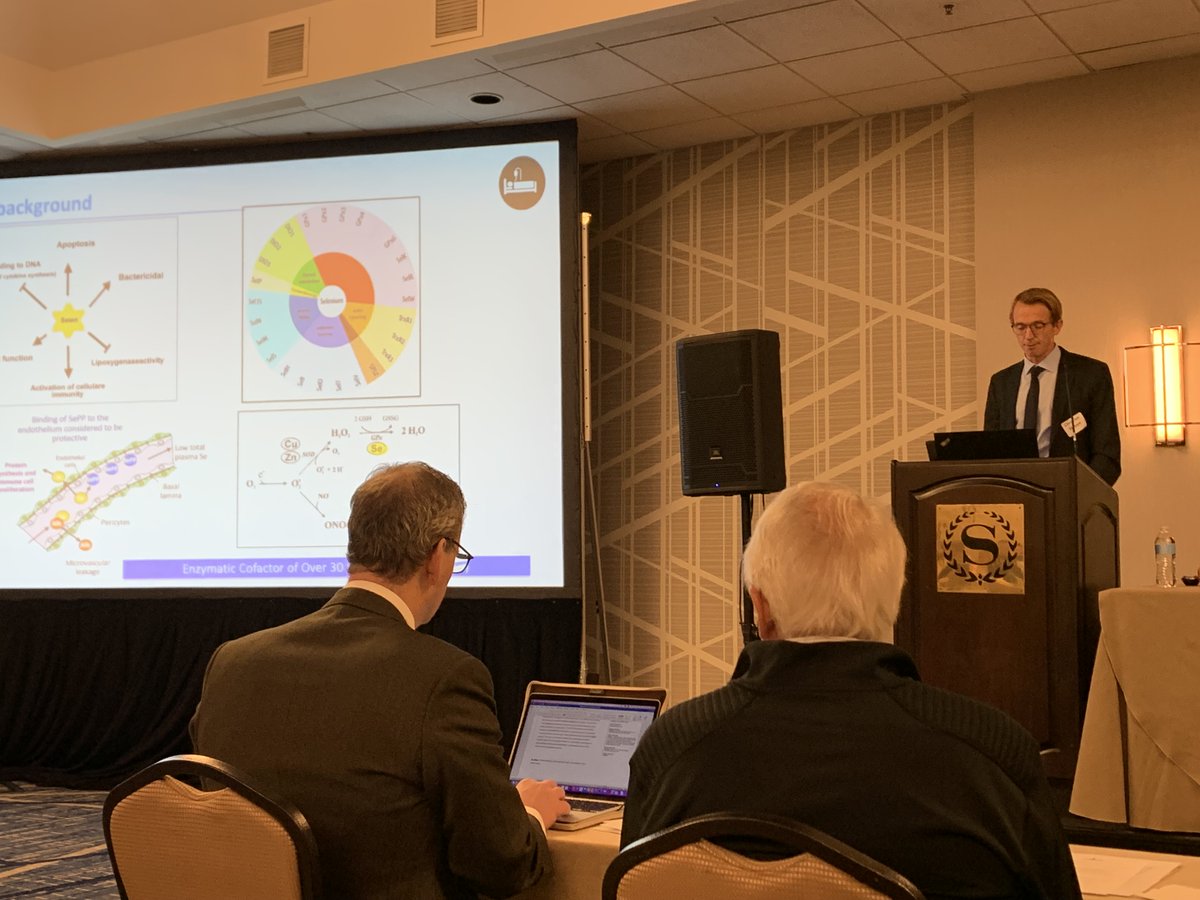Critical Care Nutrition (@criticalcarenu1) on Twitter photo We are in <a href="/ASPEN_nutrition/">ASPEN</a> research conference!
Critical Care Nutrition Lectures:
- Overview of Oxidative Stress and the Role of Micronutrients in Critical illness by <a href="/CStoppe/">Christian Stoppe</a>
- Selenium and Vitamin C in Critical Illness by <a href="/DarenHeyland/">Daren Heyland</a> We are in <a href="/ASPEN_nutrition/">ASPEN</a> research conference!
Critical Care Nutrition Lectures:
- Overview of Oxidative Stress and the Role of Micronutrients in Critical illness by <a href="/CStoppe/">Christian Stoppe</a>
- Selenium and Vitamin C in Critical Illness by <a href="/DarenHeyland/">Daren Heyland</a>