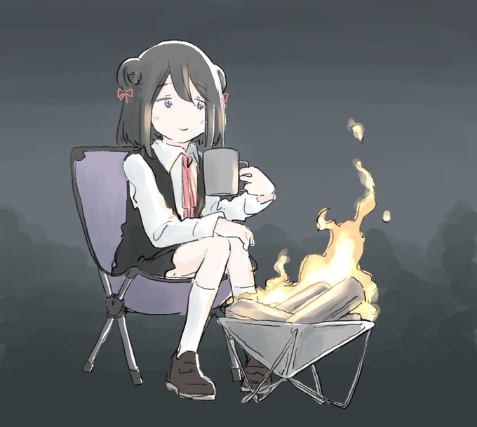「bangs campfire」 illustration images(Latest)