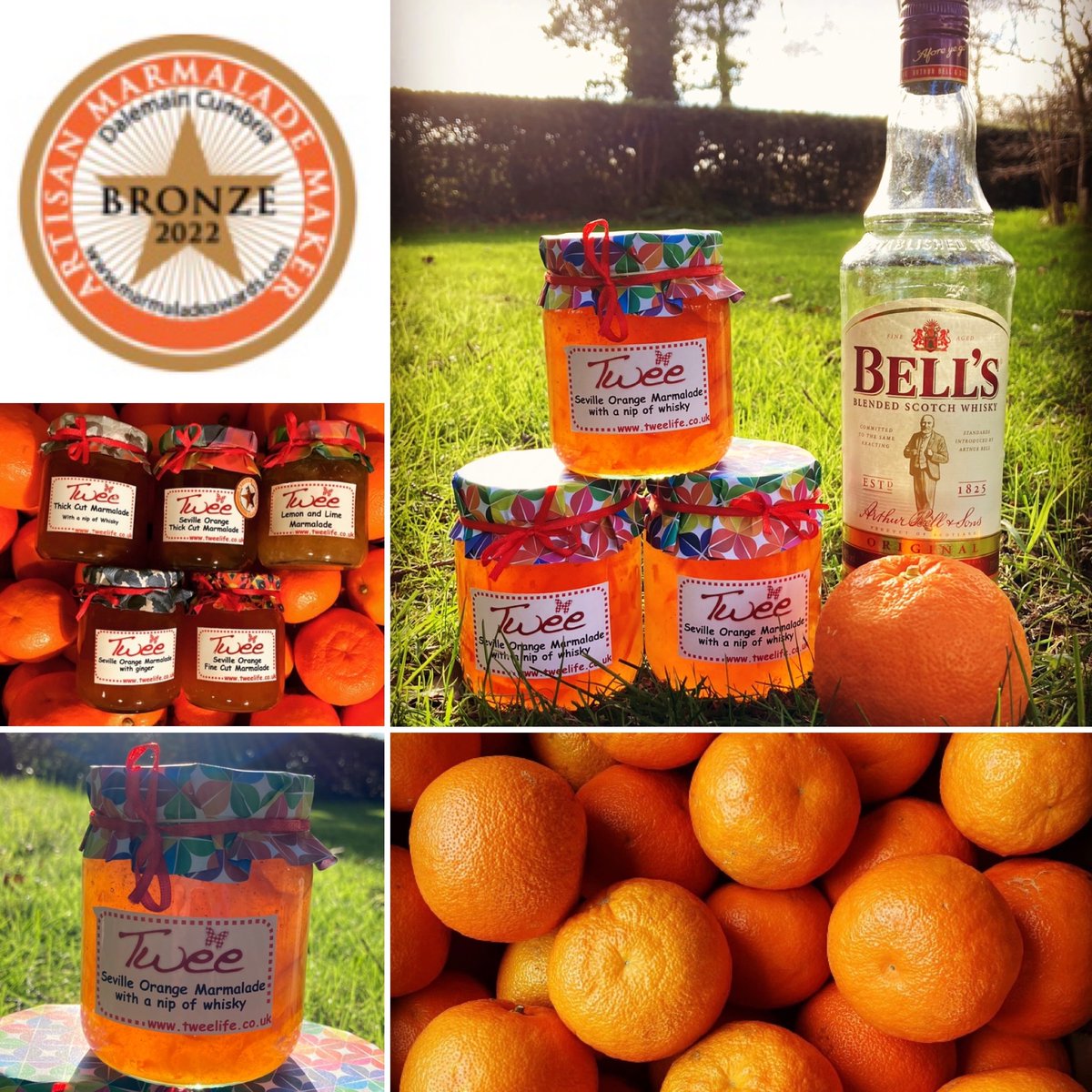 TweelifeUK's tweet photo. The @dalemainmansion 2022 @marmaladeawards results are in…. and I’m so pleased to announce that Twee won a bronze award for our Seville orange marmalade with a nip of whisky! 
#marmalade #dalemainmarmaladeawards #shopsmallbuisness #paddingtonbear #happydance #bellswhisky https://t.co/WmFNHEyXEq