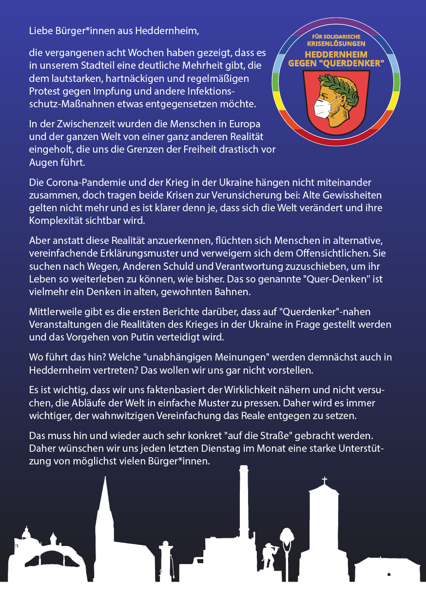 HeddNachbarn's tweet photo. Und hier unser Flyertext zum 29.03. https://t.co/RjUeLUu9fi