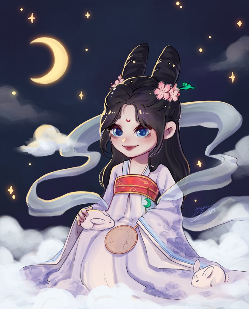 Chang’e🌙 Goddess of the Luna
#chibiart