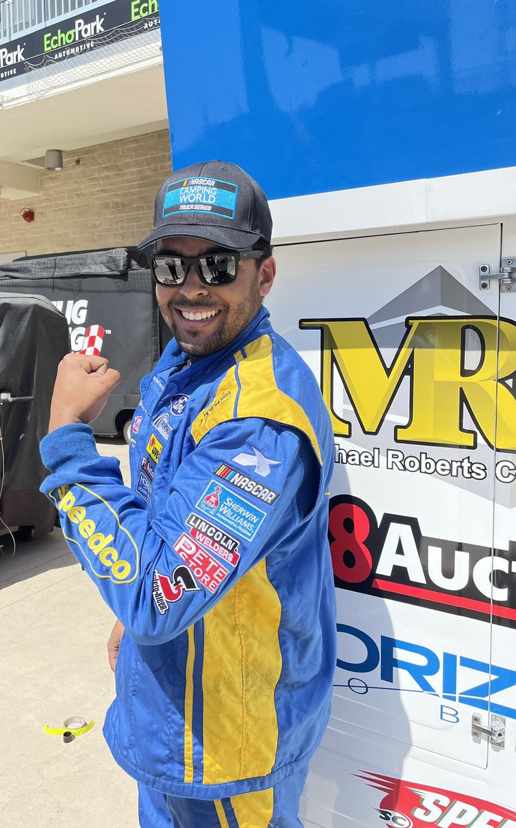 SafetyKleen's tweet photo. Congratulations to @zanesmith77, driver of the @Team_FRM Ford truck, on winning the truck race at @COTA. Safety-Kleen is proud to support the team at their race shop in Moorseville, NC. https://t.co/svzZIpV5ts