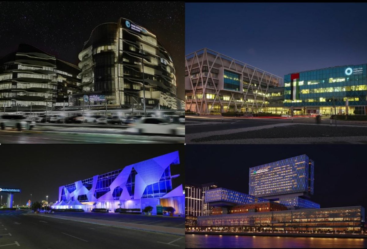 MubadalaHealth's tweet photo. Today during Earth Hour, all non-essential lights were switched off at @HealthpointUAE, @CCAD, @DanatAlEmarat_ and @ICLDC for 1 hour as we stand up together for our planet.
Our health and the health of our planet are closely interlinked.
#ConnectToEarth #EarthHourUAE
@earthhour https://t.co/fPoSleC2n6