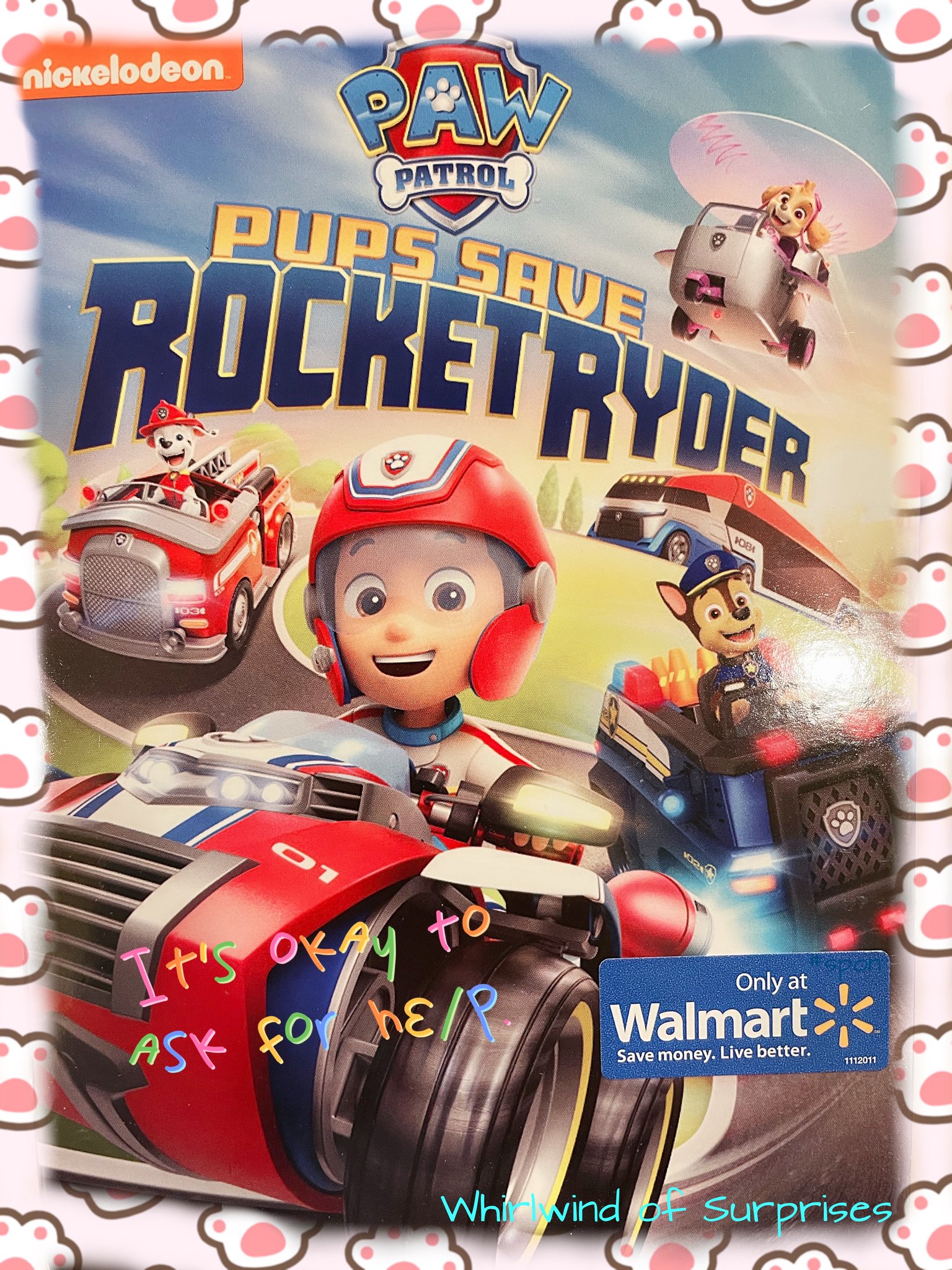 Whirlwind of Surprises: PAW Patrol: Pups Save Rocket Ryder teaches kids  it's okay to ask for help #entertainment #spon