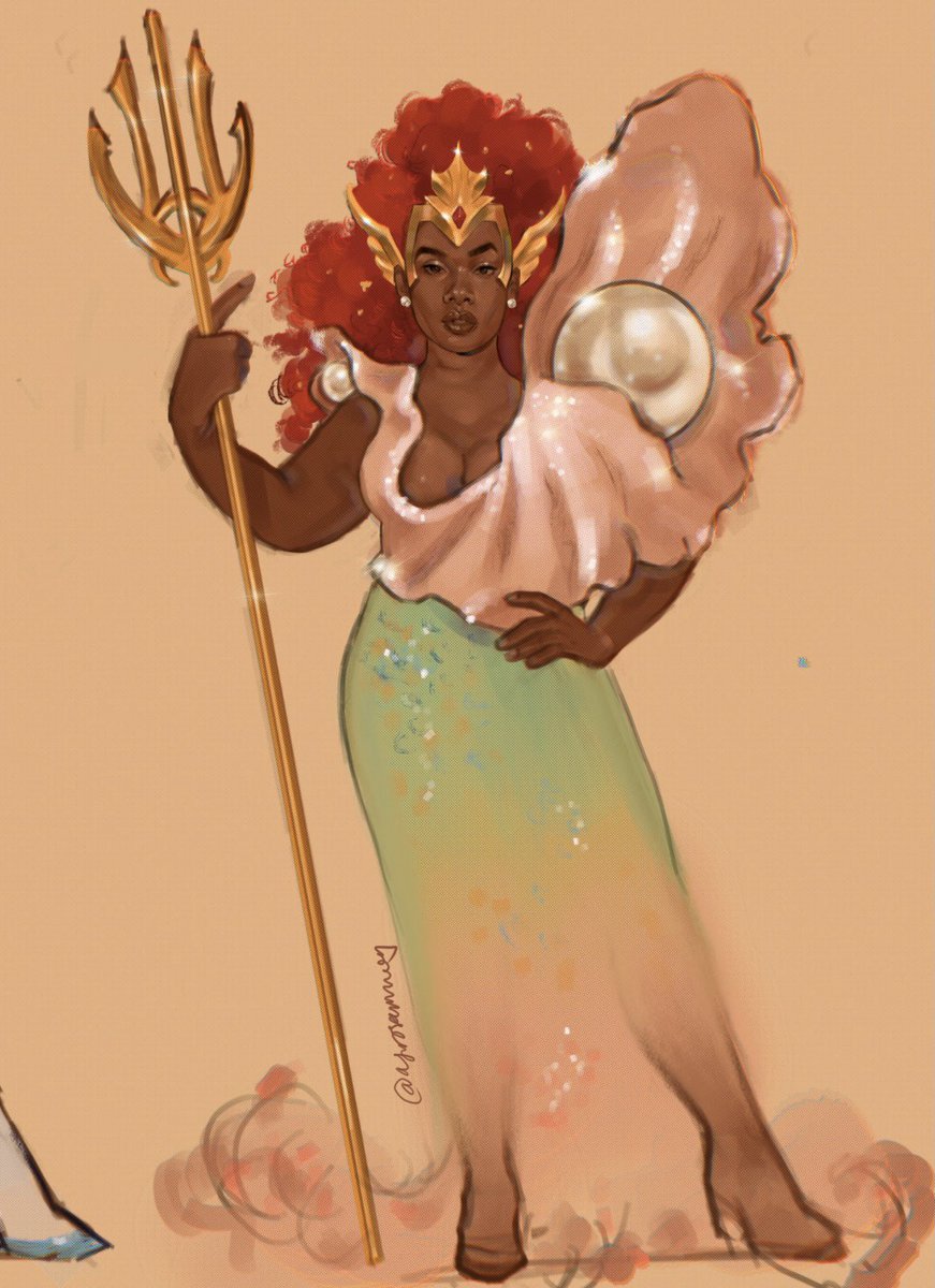 afr0samucry's tweet photo. Thursday concept sketches of Precious Lee as Mera courtesy of @//gatekeeprhottie https://t.co/TjhHNLtb5J