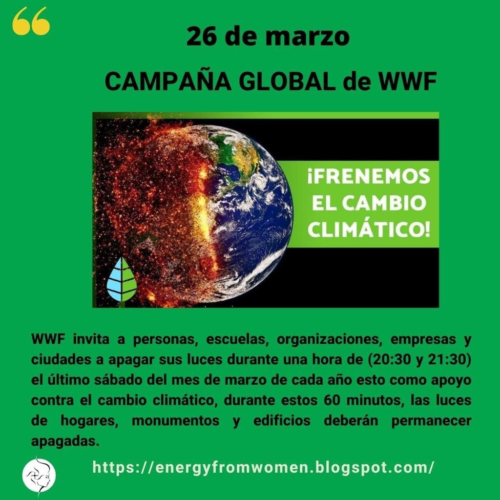 EnergyfromWomen's tweet photo. รnete a la lucha contra el cambio climรกtico ๐ช๐ช๐ช๐ช๐ช๐๐๐๐ #stopclimatechangenow
Apaga las luces โป๏ธ๐ก๐ก๐ก๐ก https://t.co/bW59ukN7Mm