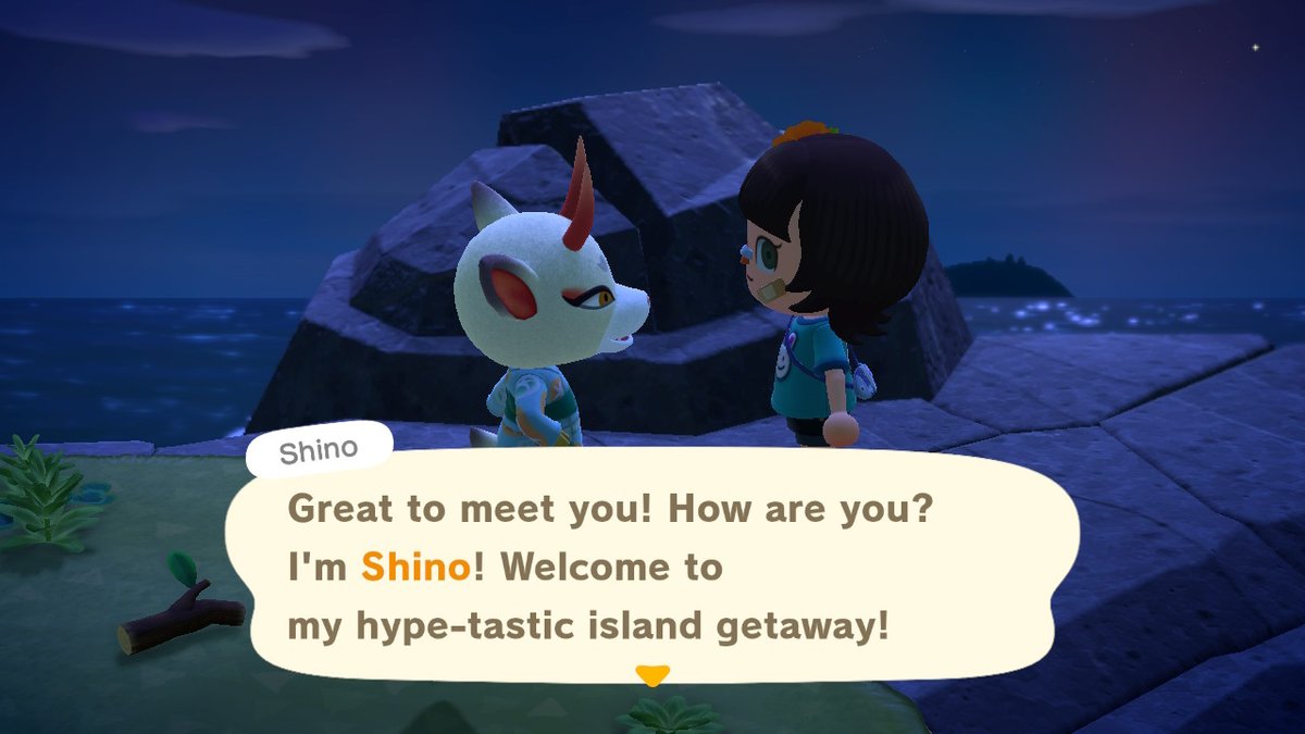 KidDynam0's tweet photo. Omg, found Shino on the first island! #AnimalCrossing #ACNH #NintendoSwitch https://t.co/kcZWrhU2we