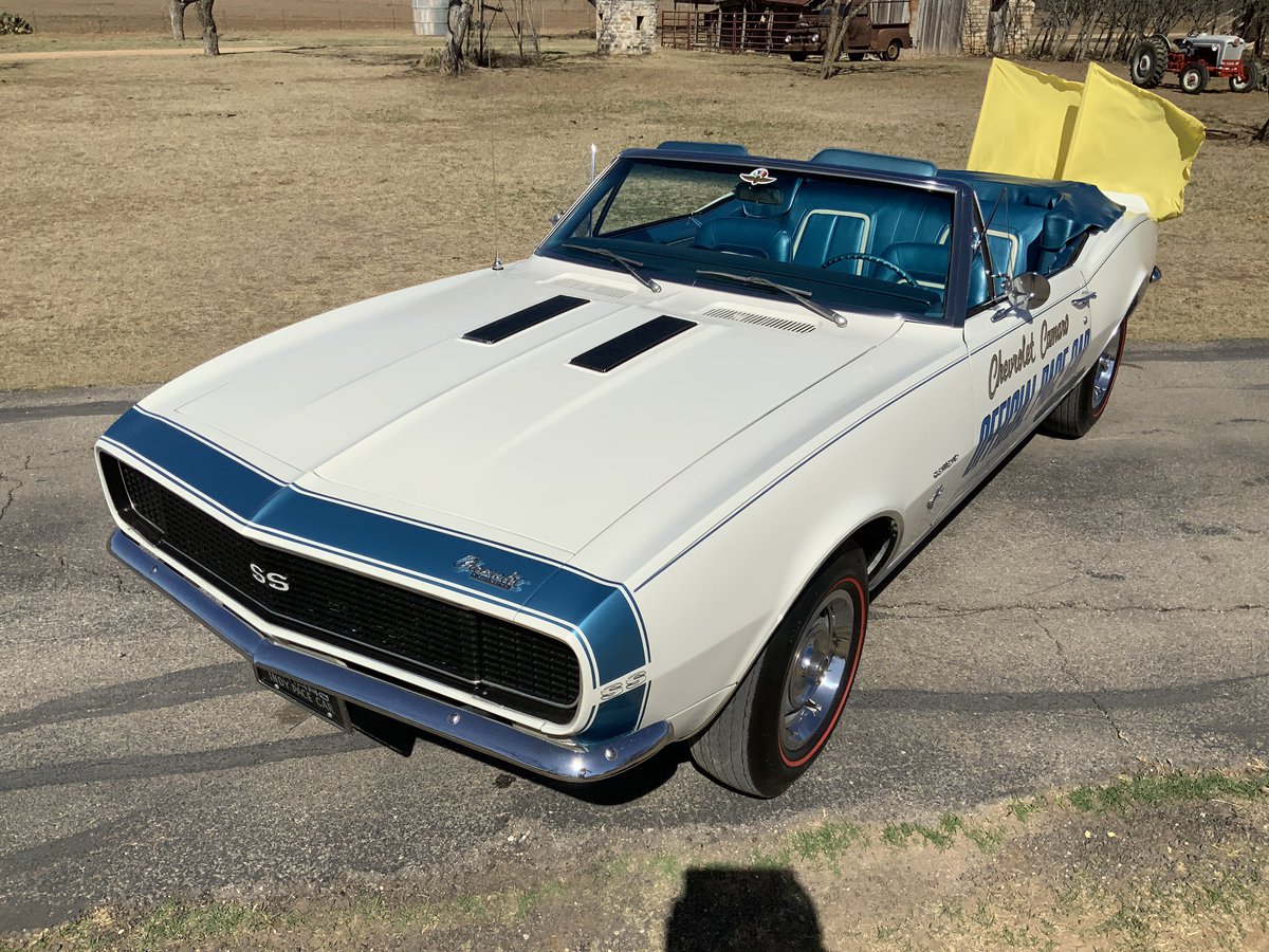 We are about to add another Pace Car to our website. Check out this Rare 1967 Chevrolet Camaro Official Pace Car with 350ci/295 hp V8 and an automatic transmission. #StreetDreamsTexas #1967PaceCar #PaceCar #1967Camaro #Camaro