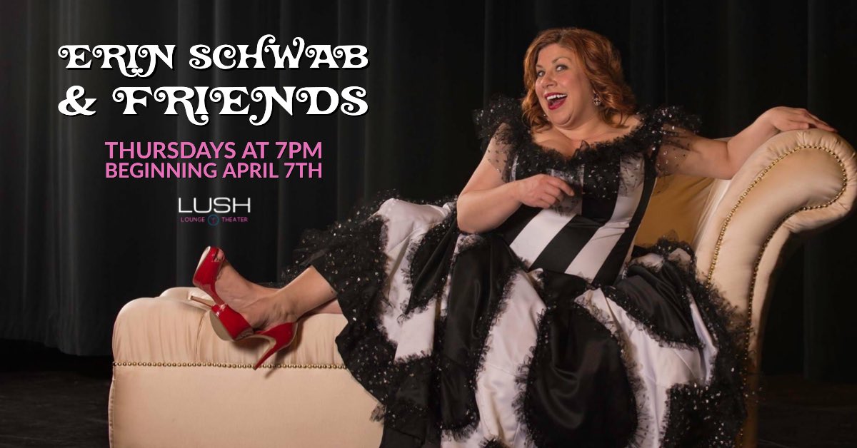 Thrilled to announce that my friend, LGBT+ icon and the Bette Midler of the Twin Cities, <a href="/ErinSchwabMN/">Erin Schwab</a> will be joining us at @LUSHmpls for a residency each Thursday night! THIS is gonna be fabulous!