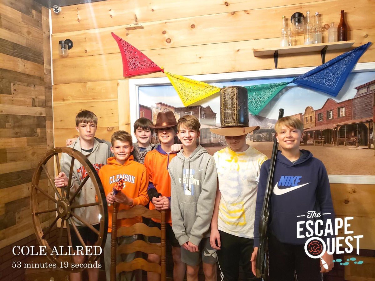 Had a blast with these youngsters today at The Escape Quest in Seneca,SC. Happy Birthday Cole!