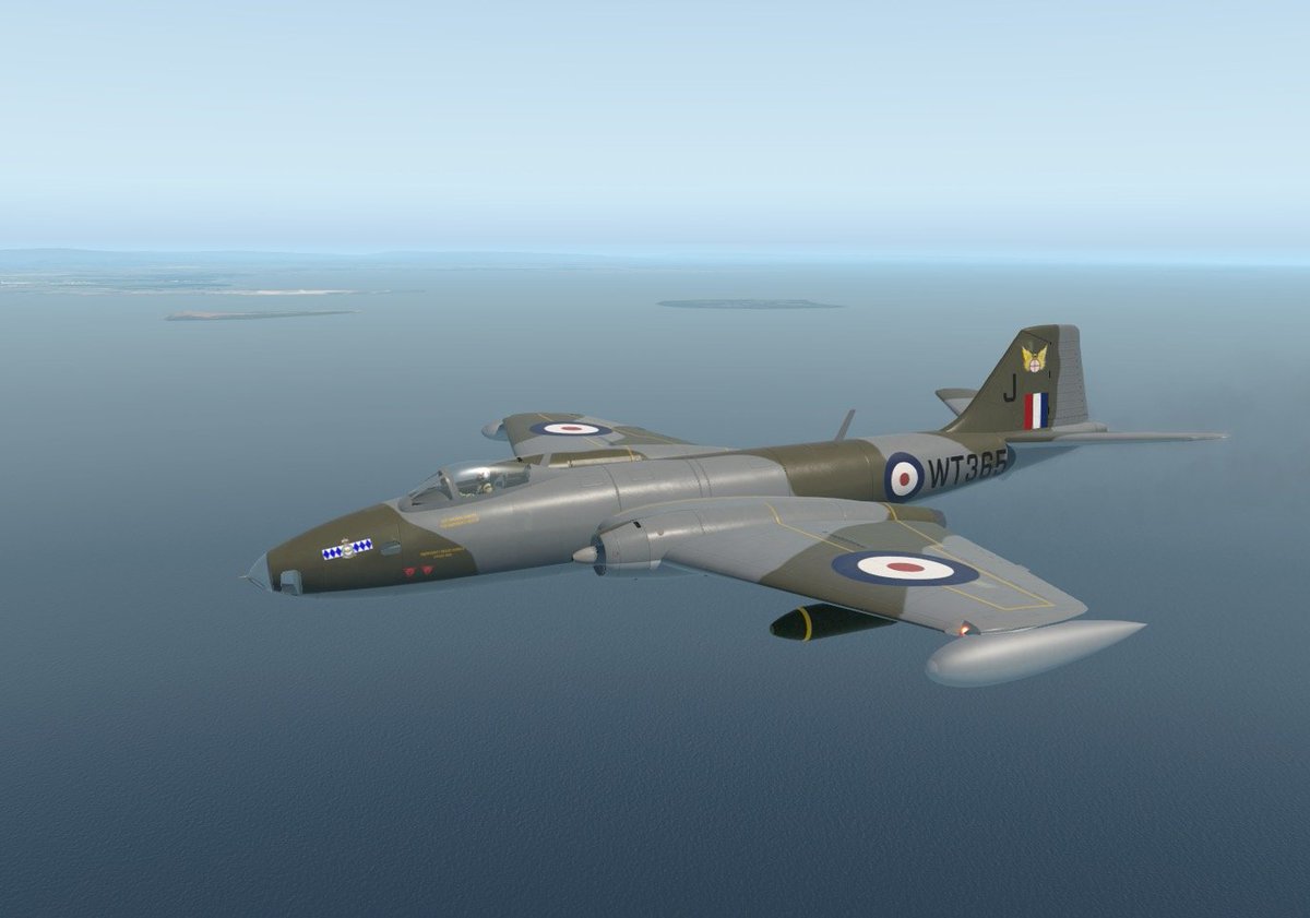 USAS_WW1's tweet photo. 1/ Canberra trends with Hell's Angels. The English Electric #Canberra was the #RAF's first jet-powered bomber. Intro: 1951; 900 built in UK; 49 in Australia. Martin B-57 Canberra is a derivative. https://t.co/zTMXgiIwnF