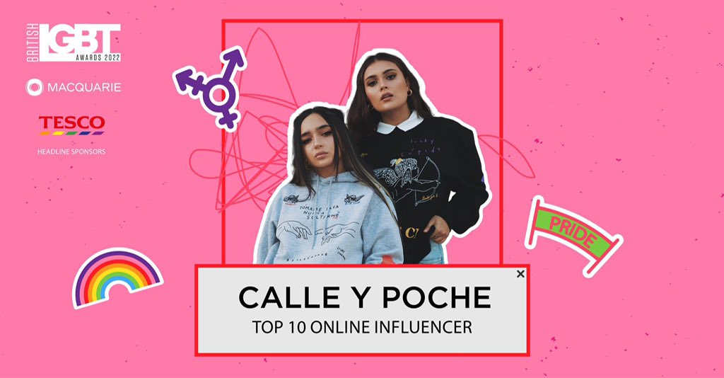 araxcache's tweet photo. No olviden votar por Calle y Poché en los Premios Heat y en los British LGBT Awards. (Influencer del año) 🤍

🔗 links: 
- PH: app https://t.co/efcqWZOVxz (para hacer + votos deben crear más cuentas)
- BA: https://t.co/xVloy8Vd7p (para hacer + votos deben usar correos diferentes) https://t.co/qQy5A4uQKE