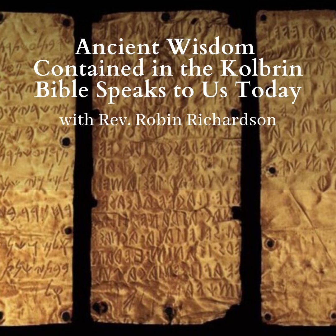 CosmicCenterOSL's tweet image. Join us tomorrow for a Special Sunday Sabbath Service with Rev. Robin Richardson! 

"Ancient Wisdom Contained in the Kolbrin Bible Speaks to Us Today"
Sunday, March 27th at 10:30 AM EDT

Zoom Registration Link Below:
zoom.us/webinar/regist…
