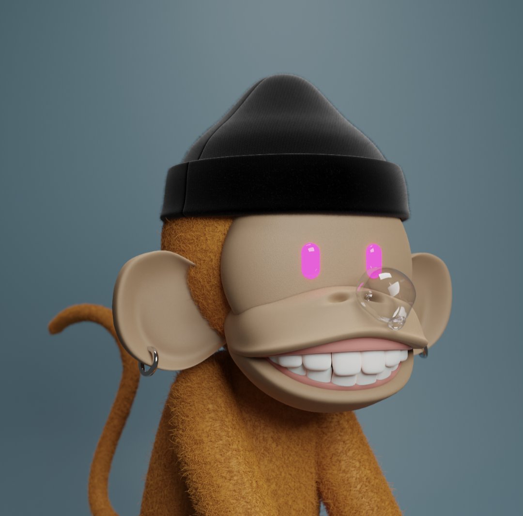 generalbones17's tweet image. Saw another pink eyed beanie monke near the floor and had to get him a brother @MonkeRejects