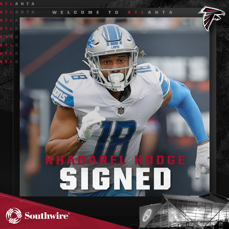 coachlisaj's tweet photo. Atlanta Falcons have signed WR Khadarel Hodge to a one year contract
* Prairie View A&amp;M University https://t.co/Hwo088hNPD