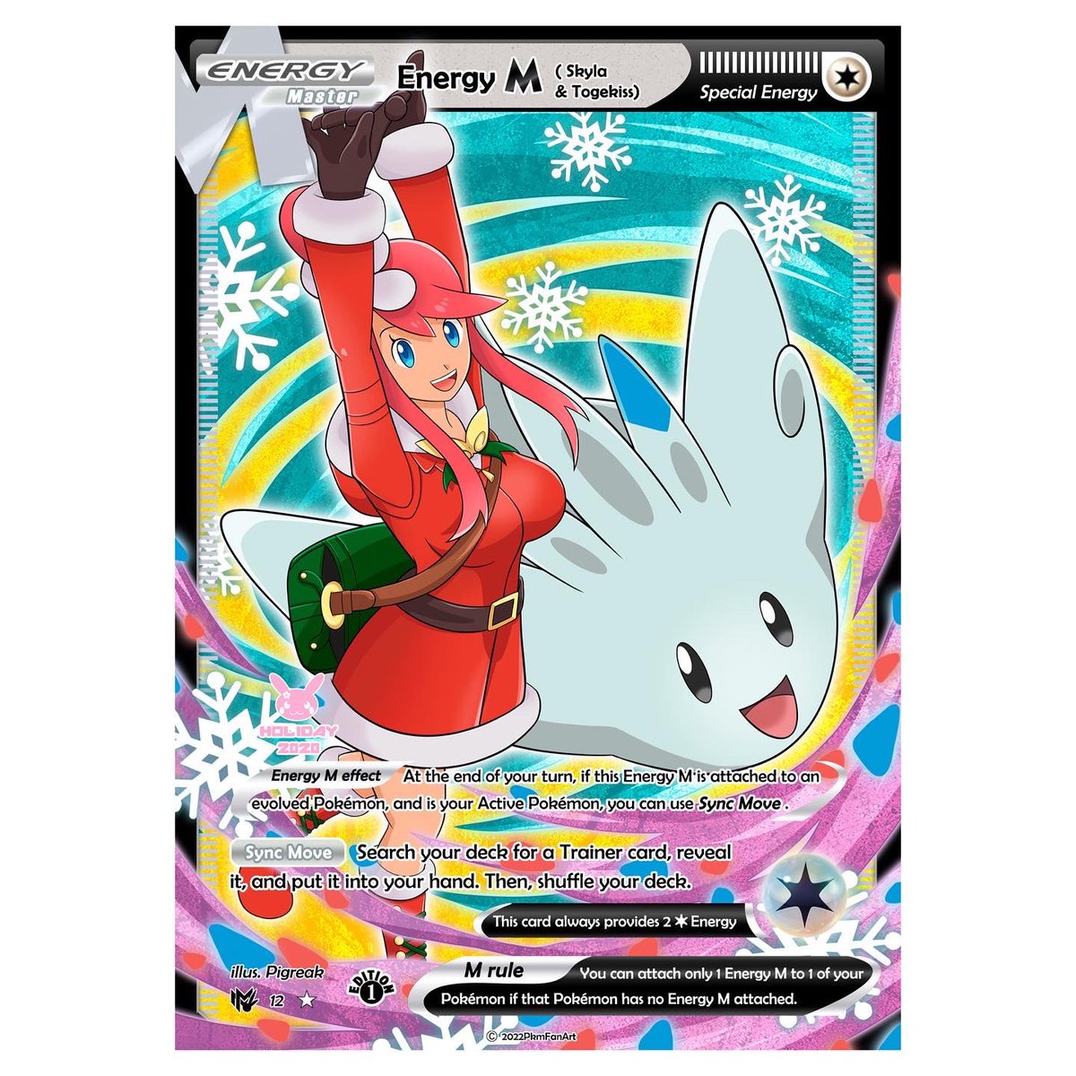 Skyla & Togekiss #12 New Pokemon Masters Custom Card. #pokemonmastersex...