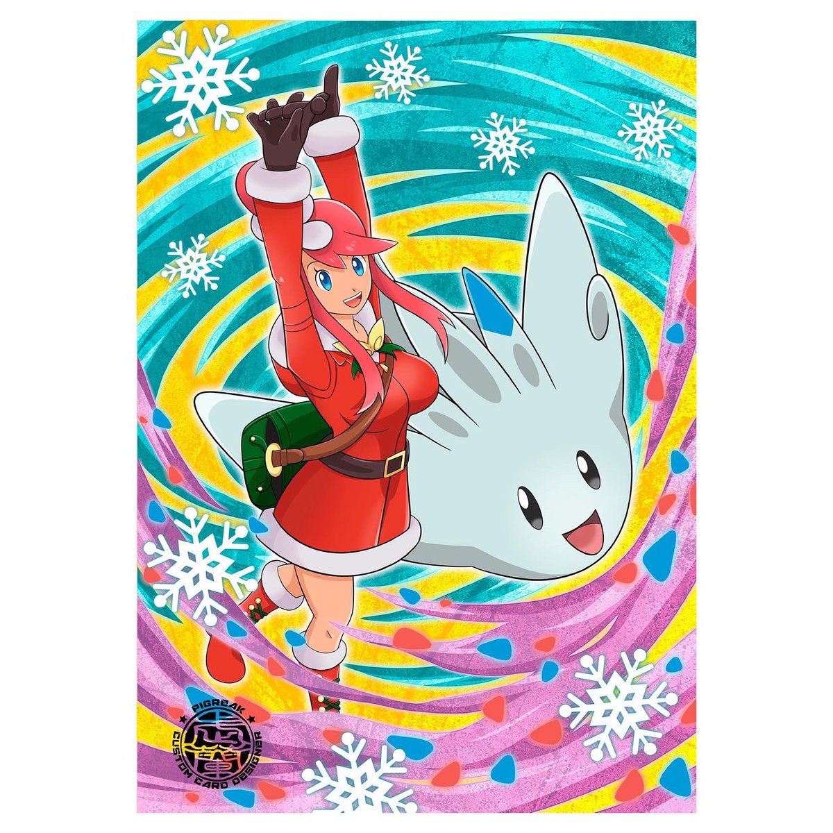 Skyla & Togekiss #12 New Pokemon Masters Custom Card. #pokemonmastersex...