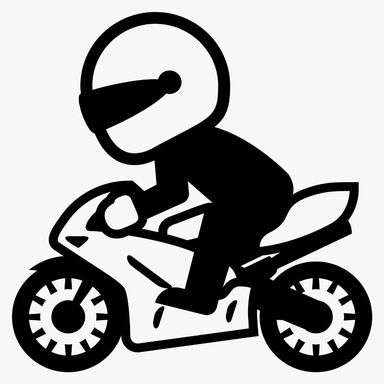 Emoji мотоцикл